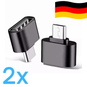 USB C auf USB A Adapter OTG USB Stick OTG Adapter Smartphone Kfz Samsung Macbook - Bild 1 von 3