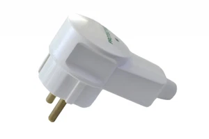 Schuko conector angular blanco con protección contra sobretensiones contacto de protección blanco IP20 16A~ - Imagen 1 de 3