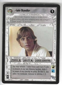 Star Wars CCG Premier Limited Luke Skywalker NM Unplayed Black Boarder BB - Picture 1 of 2