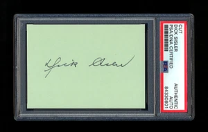 DICK SISLER SIGNED MINT CUT PSA/DNA AUTO 1950 PHILADELPHIA PHILLIES WHIZ KIDS - Picture 1 of 1