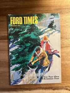 Ford Times December 1971 Cut your own Christmas Tree - Bagged & Boarded - Foto 1 di 9