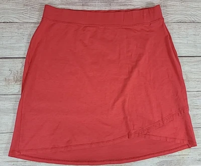Horny Toad Foxglove Skirt Women's Medium Salmon Pull-On Stretch Organic Cotton - Image 1 of 4
