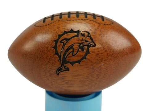 Miami Dolphins GBOW NFL mini wood football Cover