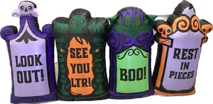 8ft Gemmy Airblown Inflatable Prototype Halloween Tombstones #225705 - Picture 1 of 1