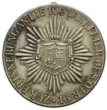 MEDAGLIE ESTERE – GERMANIA – OLDENBURG – 1813-1913 – 100° REGGIMENTO FANTERIA