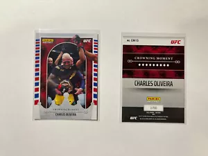 Tarjeta Club CHARLES OLIVEIRA 2022 Panini Instantánea UFC Crowning Moment 1/700 #CM15 - Imagen 1 de 4