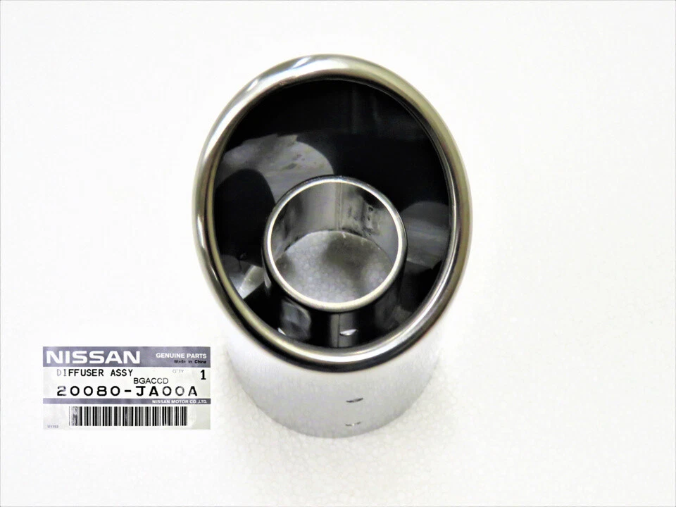 Genuine Nissan Altima Chrome Tailpipe Extension Diffuser 20080JA00A