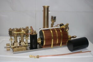 Two-cylinder steam engine Live Steam with Boiler Live Steam Model