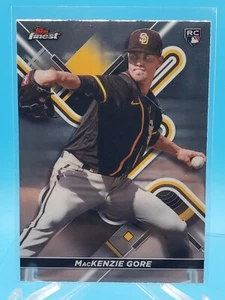 2022 Topps Finest - MacKenzie Gore RC #22 base. Padres and Nationals - Picture 1 of 2