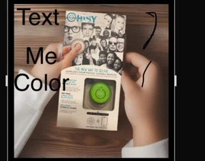 Hisy Wireless Smartphone Camera Remote Bluetooth ๐ black White Blue Pink Green - Picture 1 of 7