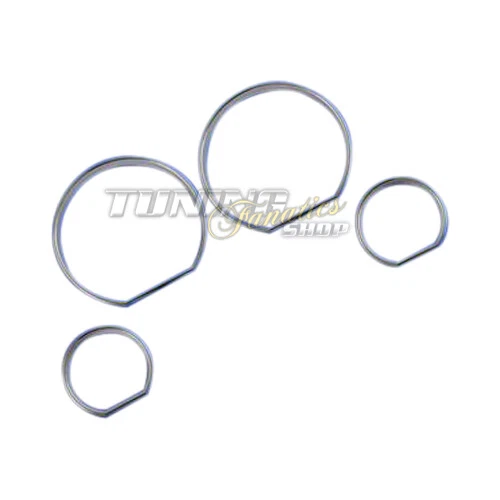 Per BMW 3er E46 Berlina/Touring + M3 Cromo Anelli Cromati Tacho Tachochromringe - Immagine 1 di 1