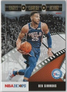 Ben Simmons 2019-20 NBA HOOPS WINTER Lights Camera Action #6 76ers