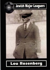 2003 Jewish Major Leaguers #35 Lou Rosenberg NM San Francisco Daly City CA Card