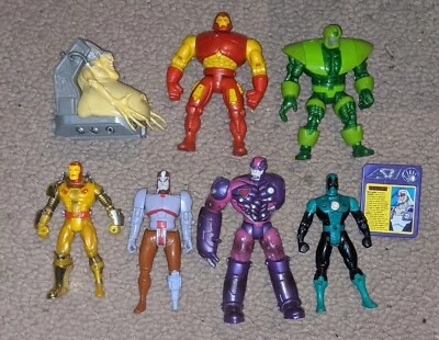 Лот товаров с экшн-фигурками Toybiz Marvel X-Men & Sentinel & Iron Man 1990-е - Изображение 1 из 4