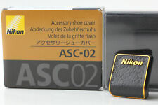 レア 《未使用》 Nikon ASC-02 アクセサリーシューカバー レザー ブラック F5 F6 FM10用