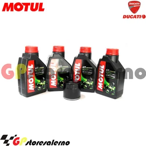 OIL CUTTING + FILTER MOTUL 5100 10W40 DUCATI 796 MONSTER ABS 2013 - Picture 1 of 1