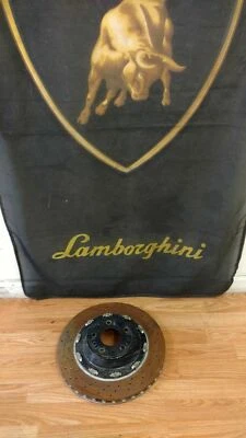 LAMBORGHINI MURCIELAGO FRONT RIGHT PASSENGER BRAKE DISC ROTOR OEM 410615301 - Image 1 of 4