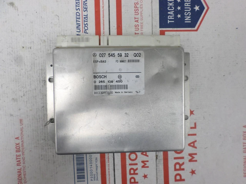 ABS CONTROL MODULE MERCEDES BENZ W202 CLK320/CLK430 1999 2000 0275455932 OEM - Image 1 of 1