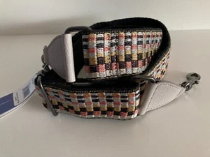 Bolso de Mano Rebecca Minkoff Guitarra Arco Iris Metálico Correa Ajustable Bronce/Masilla-NUEVO CON ETIQUETAS - Imagen 1 de 9