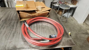 ENERPAC D0305D0500AC Link Pipe Assy. Hose CEJN125 NC 5.0m-2275 bar-Red + Sleeve - Picture 1 of 11