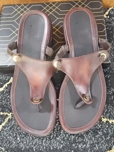 Cole Haan Damen flache Ledersandalen Luftsohlen 7,5 B - Bild 1 von 8