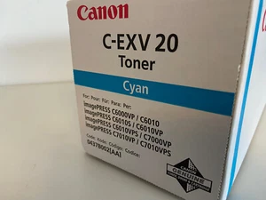 Canon C-EXV 20 Toner-Cartridge Cyan für imagePRESS C6000VP ... / C7000VP ... - Bild 1 von 3