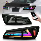 For 2006-2012 Lexus Is250 Is300 Is350 Colorful Rgb Led Tail Light Brake Lamp