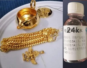 100ml Platinum Gold Jewelry Plating Solution Liquid Electroplating System Water - Picture 1 of 19
