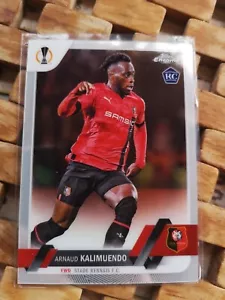 Arnaud Kalimuendo Rennes Rookie Card Topps Chrome Football Ligue 1 - Picture 1 of 3
