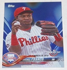 2018 Topps Opening Day Blue Parallel Singles - Pick From Drop Menu ! 