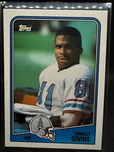 1988 Topps #107 Ernest Givins Houston Oilers - Bild 1 von 2