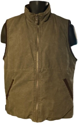 Chaleco Wrangler Para Hombre Talla S Sherpa Hero Forrado Verde Pana Borde Invierno Clima Foto 1 de 4