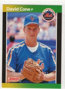 David Cone 1989 Donruss Baseball #388 Mets - Picture 1 of 2