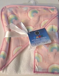 Comfort Lab Antibacterial Hooded Towel And Wash Cloth Set - Picture 1 of 6
