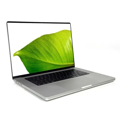 Apple MacBook Pro 16.2" 2021 Silver M1 Pro 16GB 512GB SSD MK1H3LL/A A2485 LB - Image 1 of 4