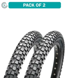 Pack of 2 Maxxis Holy Roller Tire 20 X 2.2 60Tpi Clincher Wire Black - Picture 1 of 2