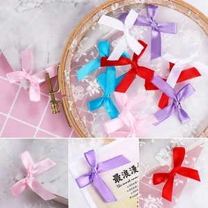 Appliques Headwear Wedding Decoration Sewing Satin Ribbon Bow DIY Craft - Picture 1 of 17