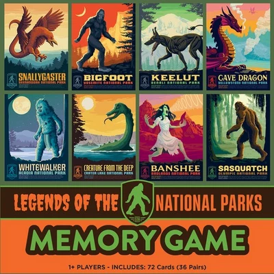 MasterPieces - Juego de Memoria Leyendas de los Parques Nacionales Foto 1 de 4