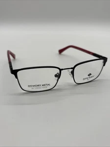 Sperry Wave Driver Eyeglasses Frame Black/Red 47-17-125 Frames Only - Picture 1 of 8