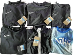 Lot of 6 Youth Nike Tops All Size Medium 5 New 1 Used - Picture 1 of 14