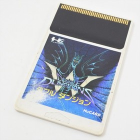PC Engine Hu DOUBLE DUNGEONS Card Only d217 pe