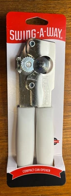 SWING-A-WAY Portable Manual Steel Can Opener White - Image 1 of 4