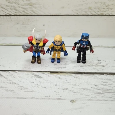 Diamond Select Marvel Minimates Lote Thor Sentry Capitán América 2.5" Figuras Foto 1 de 4