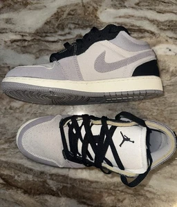 NIKE AIR JORDAN 1 LOW SE CRAFT (GS) TECH GRIGIO TAGLIA 6,5 [FD9088-002] - Foto 1 di 5