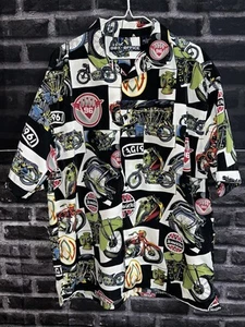 Motorrad Hawaiihemd Himmel oder Hölle Herren Large - Bild 1 von 3