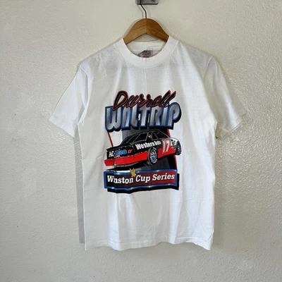 Vintage NASCAR Winston Darrell Waltrip Shirt Size Large Mens 90s Single Stitches - Image 1 of 4