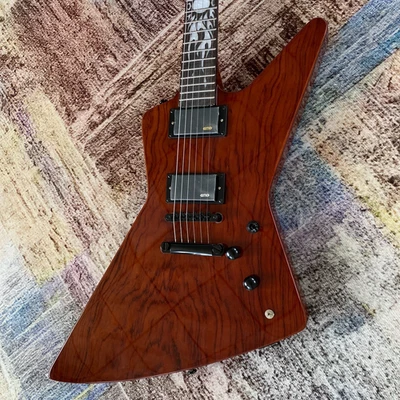 Explorer James hetfield guitar ELECTRIC Flaming Sun Inlay us warehouse guitar - Image 1 of 4