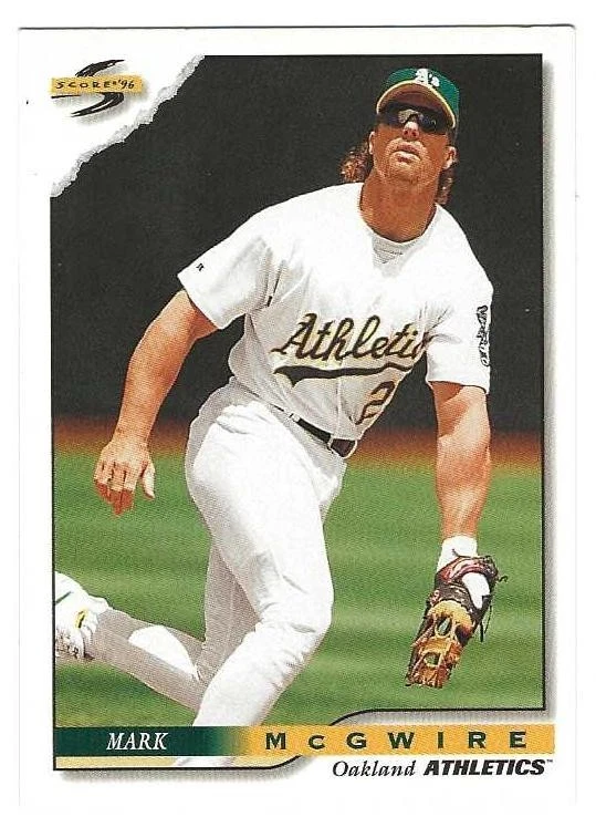 Puntuación #310 1996 Mark McGwire Oakland Athletics BV $1,25 Foto 1 de 1