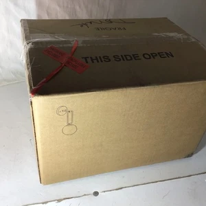 Unelefa Mid-Century Modern Bathroom Sconce 14.5" 1-Light Black and Gold Light - Picture 1 of 6