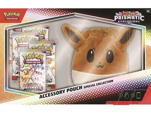 Pokemon Prismatic Evolutions Accessory Pouch Special Collection Box Sealed QTY - Picture 1 of 1